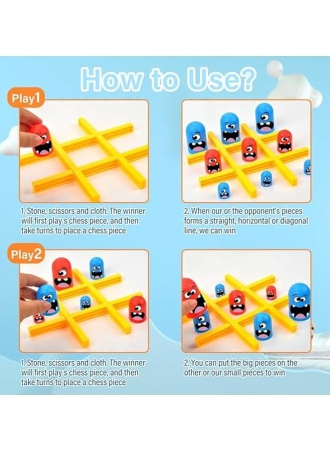 The enhanced 3D Tic Tac Toe game for kids, a fun and educational strategic board game for the family, helps develop thinking and concentration skills – suitable for ages 3 and up. - Image 3